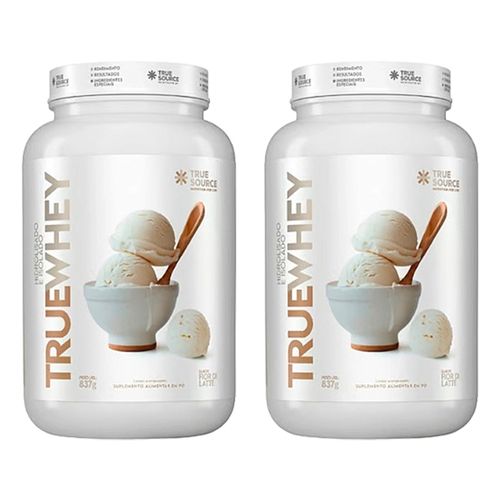 Kit 2X: Proteína True Whey Fior di Latte True Source 837g Kit 2X: Proteína True Whey Fior di Latte True Source 837g