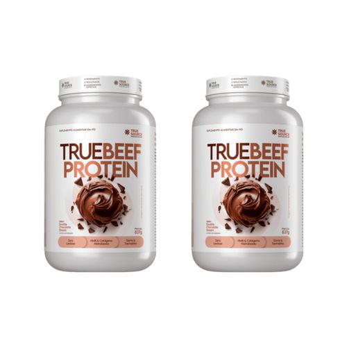 Kit 2X: True Beef Protein Double Chocolate True Source 837g Kit 2X: True Beef Protein Double Chocolate True Source 837g