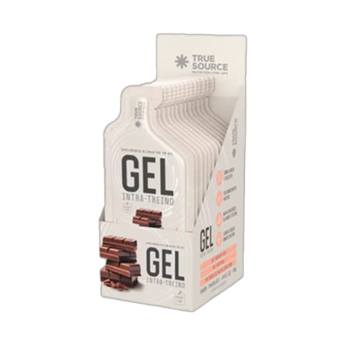 Gel Intra Treino Chocolate + Cafeína 35g True Source 10 Unidades Gel Intra Treino Chocolate + Cafeína 35g True Source 10 Unidades