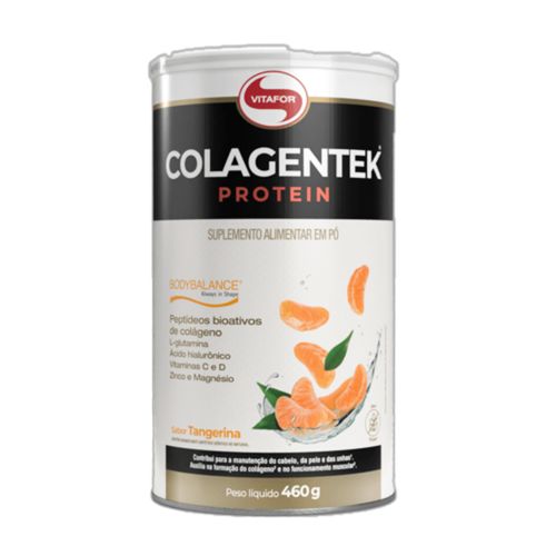 Colagentek Protein Colágeno Hidrolisado Tangerina Vitafor 460g Colagentek Protein Colágeno Hidrolisado Tangerina Vitafor 460g
