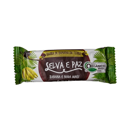 Barra de Frutas Banana da Terra Orgânica Selva e Paz 30g Barra de Frutas Banana da Terra Orgânica Selva e Paz 30g