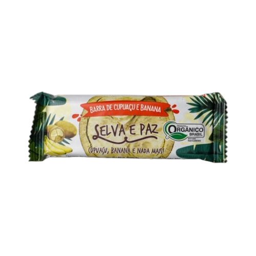 Barra de Frutas Amêndoa de Cupuaçu e Banana Orgânica Selva e Paz 30g