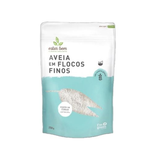 Aveia em Flocos Finos Sem Glúten Estar Bem 250g