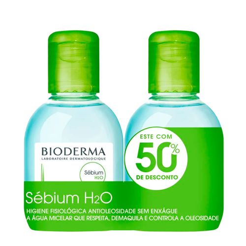 Kit Bioderma Sébium H2O Duo - Água Micelar 2x100ml 100ml