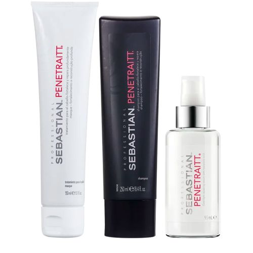Kit Sebastian Penetraitt - Shampoo 250ml + Sérum Capilar Noturno 95ml + Máscara 150ml NULO Kit Sebastian Penetraitt - Shampoo 250ml + Sérum Capilar Noturno 95ml + Máscara 150ml NULO