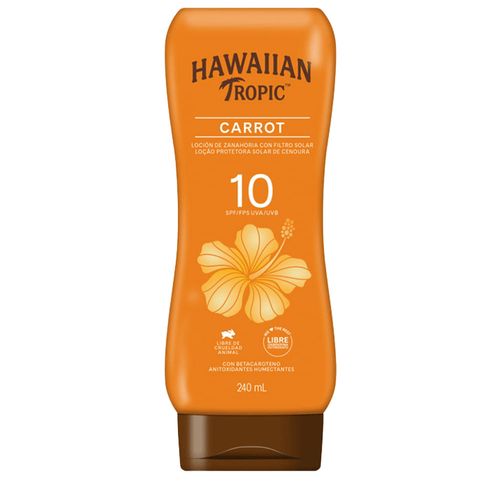 Hawaiian Tropic Carrot Fps10 - Protetor Solar 240ml 240ml