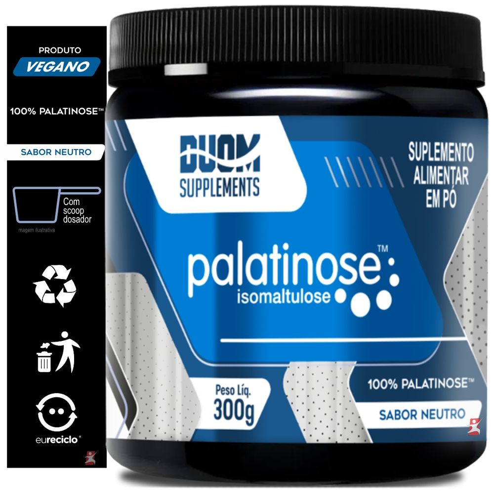 PALATINOSE ISOMALTULOSE 100% VEGANA SABOR NEUTRO 300G - DUOM ...