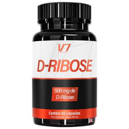 D-RIBOSE 500MG POR PORÇÃO PRONTO PARA MAIS ATP 60 CAPSULAS - V7 ENERGY D-RIBOSE 500MG POR PORÇÃO PRONTO PARA MAIS ATP 60 CAPSULAS - V7 ENERGY