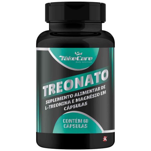 TREONATO DE MAGNÉSIO L-TREONINA 60 CÁPSULAS - TAKE CARE