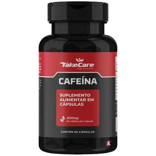 CAFEINA 200MG POR CAPSULA 60 CÁPSULAS - TAKE CARE