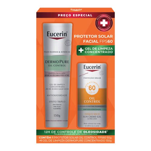 907111---Kit-Eucerin-Protetor-Solar-Facial-FPS-60-Oil-Control-50g-Gel-Limpeza-Dermo-Pure-150g-1 907111---Kit-Eucerin-Protetor-Solar-Facial-FPS-60-Oil-Control-50g-Gel-Limpeza-Dermo-Pure-150g-1