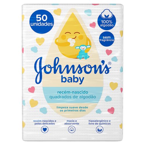 907340---Algodao-Quadrado-Johnson-s-Baby-Recem-nascido-Sem-Perfume-50-Unidades-1 907340---Algodao-Quadrado-Johnson-s-Baby-Recem-nascido-Sem-Perfume-50-Unidades-1