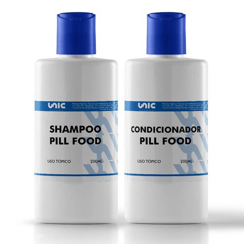 Kit Shampoo + Condicionador Pill Food - 200Ml (Cada)