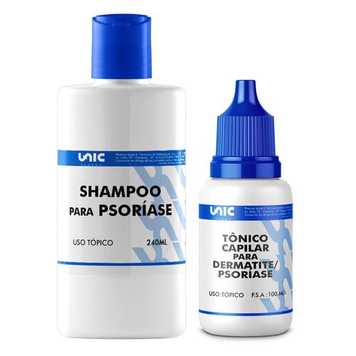 Kit Capilar para Psoríase Tônico 100ml + Shampoo 240ml