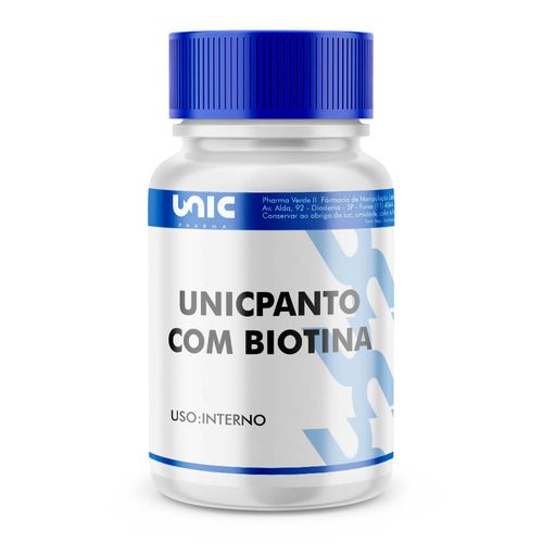 Unicpanto Com Biotina - 60 Cápsulas