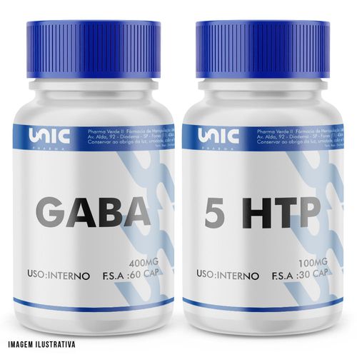 Gaba 400mg 60Cps + 5HTP 100mg 30Cps