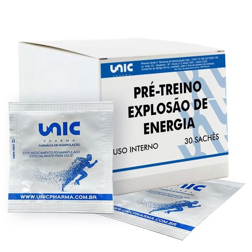 Pré Treino Explosão De Energia - 30 Envelopes