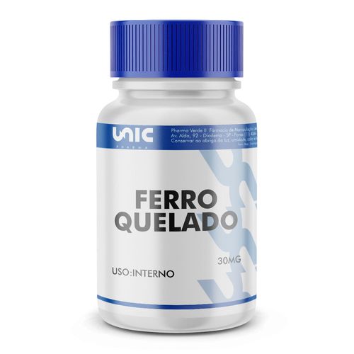 Ferro Quelado 30Mg - 90 Cápsulas 90 Cápsulas