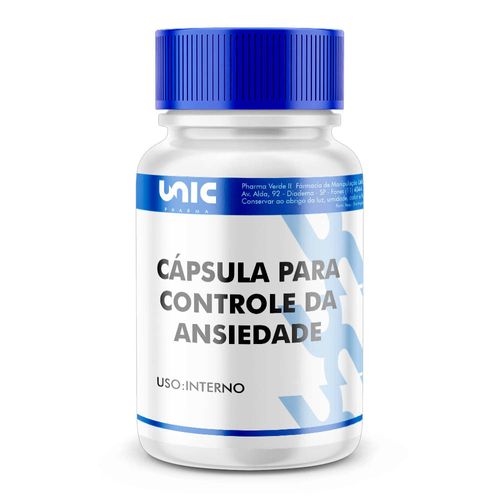 Cápsula Para Controle Da Ansiedade - 30 Cápsulas 30 Cápsulas