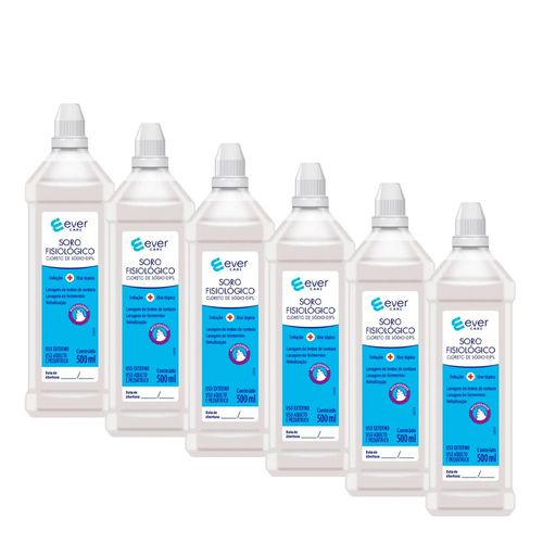 Kit-Soro-Fisiologico-Ever-Care-Bico-Dosador-6-Unidades-de-500ml Kit-Soro-Fisiologico-Ever-Care-Bico-Dosador-6-Unidades-de-500ml