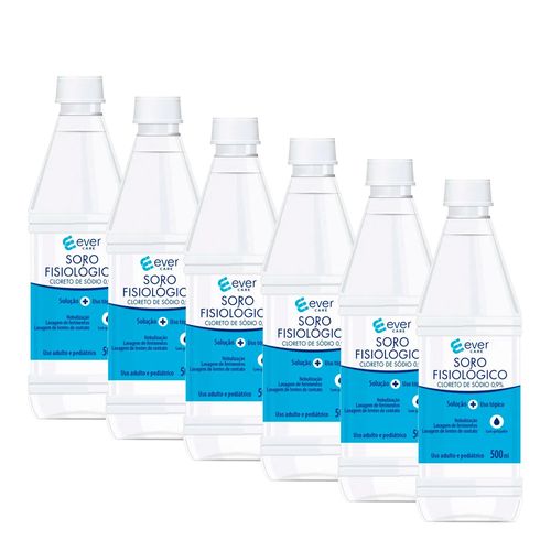 Kit-Soro-Fisiologico-Ever-Care-6-Unidades-de-500ml Kit-Soro-Fisiologico-Ever-Care-6-Unidades-de-500ml