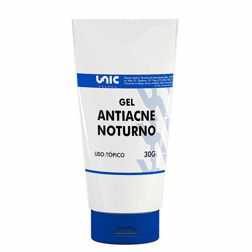 Gel Noturno Para Tratamento Da Acne 30G