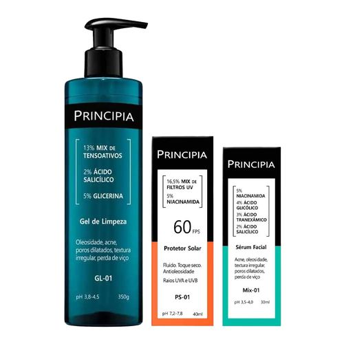 Kit-Principia-Gel-De-Limpeza-Gl-01-350g--Serum-Mix-01-30ml--Protetor-Solar-FPS-60-PS-01-40ml Kit-Principia-Gel-De-Limpeza-Gl-01-350g--Serum-Mix-01-30ml--Protetor-Solar-FPS-60-PS-01-40ml