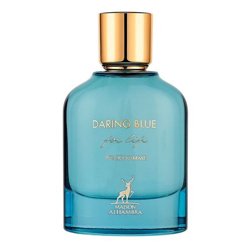 Maison Alhambra Daring Blue For Life Eau de Parfum - Perfume Masculino 100ml 100ml Maison Alhambra Daring Blue For Life Eau de Parfum - Perfume Masculino 100ml 100ml