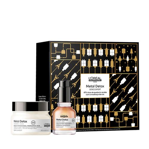 Kit L'Oréal Metal Detox Mascara 250ml + Óleo Concentrado 50ml Kit L'Oréal Metal Detox Mascara 250ml+ Óleo Concentrado 50ml 250ml Kit L'Oréal Metal Detox Mascara 250ml + Óleo Concentrado 50ml Kit L'Oréal Metal Detox Mascara 250ml+ Óleo Concentrado 50ml 250ml