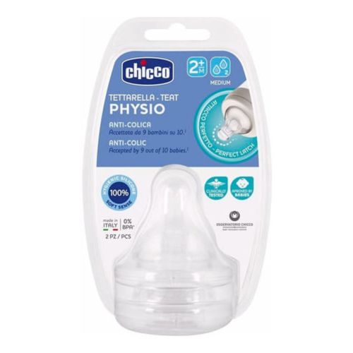 Bico Perfect 5 Fl Médio (2M+) Chicco 2 Unidades