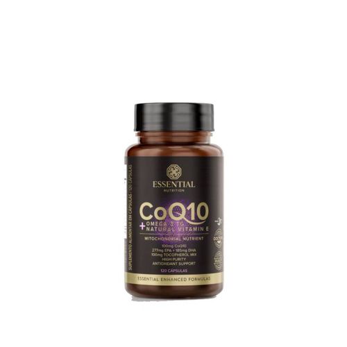 CoQ10 + Ômega 3TG + Natural Vitamin E Essential Nutrition 120caps CoQ10 + Ômega 3TG + Natural Vitamin E Essential Nutrition 120caps