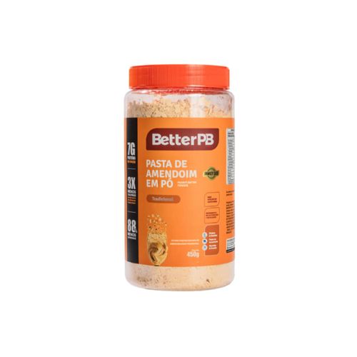 Pasta de Amendoim em Pó Tradicional BetterPB 450g