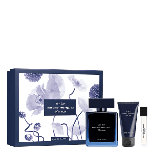 Kit Narciso Rodriguez Bleu Noir Masculino - EDP 100ml + 10ml + Shower Gel 50ml Kit Kit Narciso Rodriguez Bleu Noir Masculino - EDP 100ml + 10ml + Shower Gel 50ml Kit