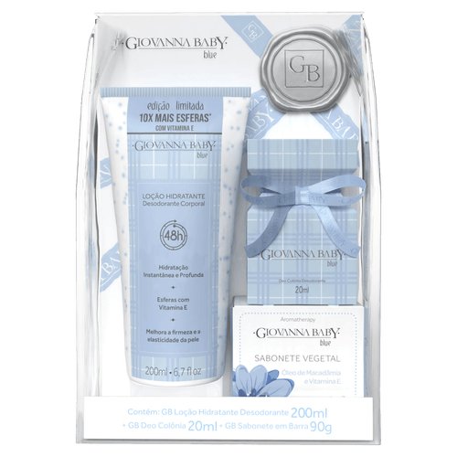 Giovanna Baby Kit Colonia + Locao+Sab Blue