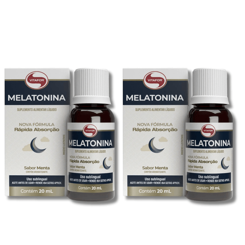 Kit 2 Melatonina 20ml Vitafor
