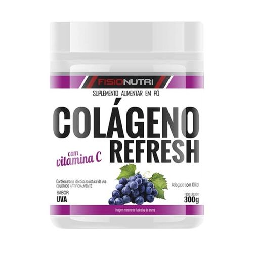 Colágeno Refresh com Vitamina C (300g) - Sabor: Uva