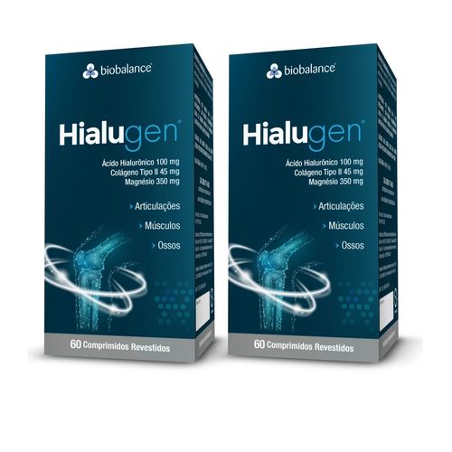 Kit 2 Hialugen Magnésio Colágeno Ácido Hialurônico Biobalance Sem Sabor Kit 2 Hialugen Magnésio Colágeno Ácido Hialurônico Biobalance Sem Sabor