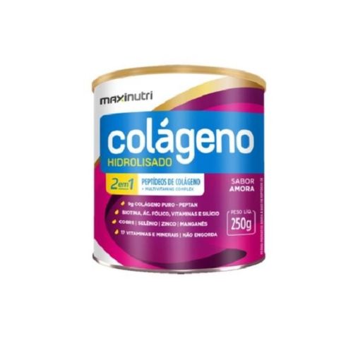 Colágeno Hidrolisado 2 em 1 ZERO (250g) - Sabor: Amora Colágeno Hidrolisado 2 em 1 ZERO (250g) - Sabor: Amora