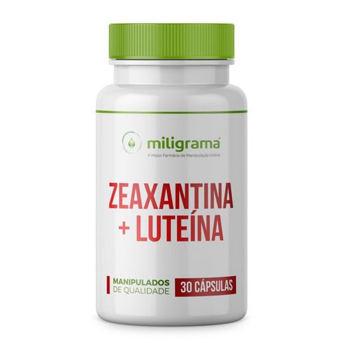Zeaxantina 1mg + Luteína 10mg 30 Cápsulas: Antioxidante para saúde dos olhos Zeaxantina 1mg + Luteína 10mg 30 Cápsulas - Antioxidantes para Saúde dos Olhos