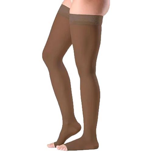 Meia 7/8 Ever Sheer 20-30 mmHg Aberta Chocolate Tam P3