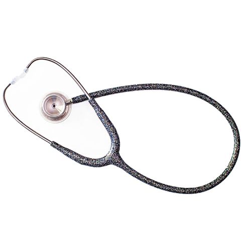 Estetoscópio MDF Black Glitter Estetoscópio MDF Black Glitter