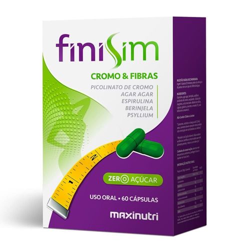 Finisim Cromo & Fibras C/60 Cápsulas - Maxinutri Finisim Cromo & Fibras C/60 Cápsulas - Maxinutri