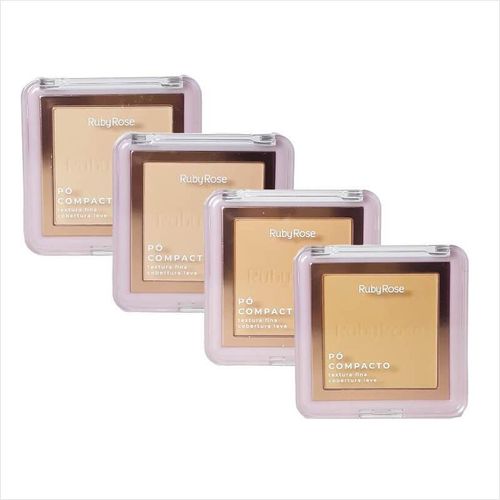 Ruby Rose Pó Compacto HB858 Textura Fina 7,5g pc10