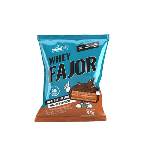 Alfajor Doce de Leite 55g - Sharkpro Suplementos Alfajor Doce de Leite 55g - Sharkpro Suplementos