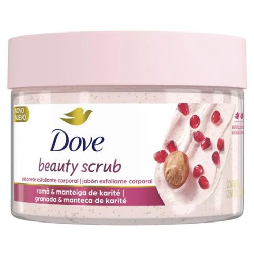 Dove Beauty Scrub Sabonete Esfoliante Romã e Manteiga de Karité 280g Dove Beauty Scrub Sabonete Esfoliante Romã e Manteiga de Karité 280g