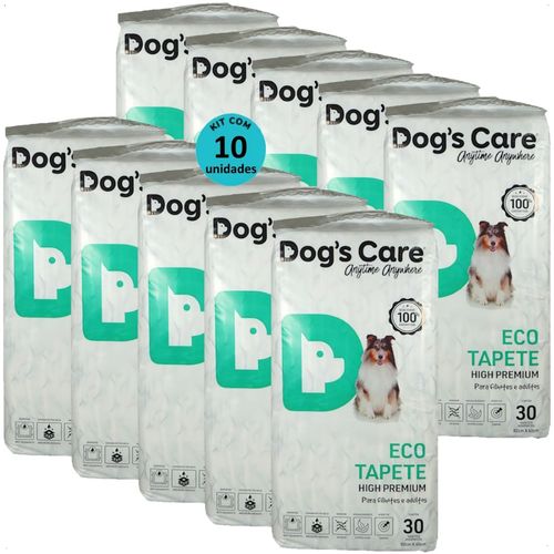 TAPETE HIGIÊNICO DOG´S CARE ECO HIGH PREMIUM 30 UN 82X60 CM KIT COM 10 TAPETE HIGIÊNICO DOG´S CARE ECO HIGH PREMIUM 30 UN 82X60 CM KIT COM 10