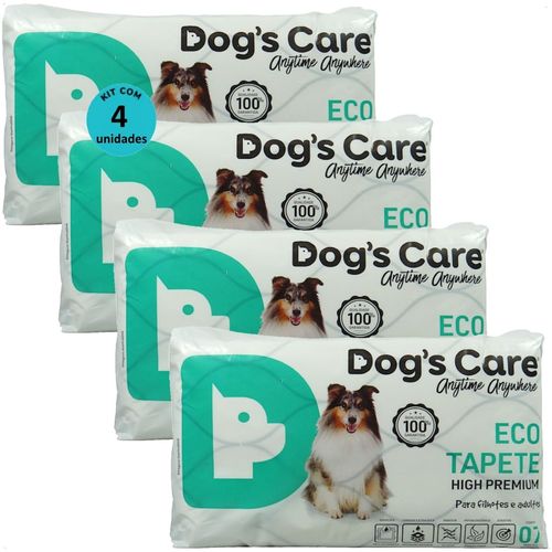 TAPETE HIGIÊNICO DOG´S CARE ECO HIGH PREMIUM 7 UN 82X60 CM KIT COM 4 TAPETE HIGIÊNICO DOG´S CARE ECO HIGH PREMIUM 7 UN 82X60 CM KIT COM 4