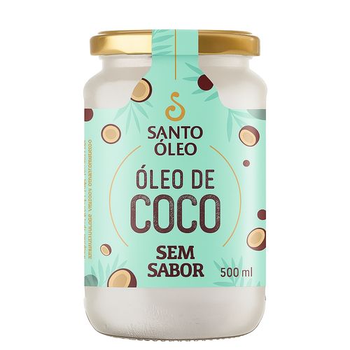 Óleo de Coco Sem Sabor 500ml - Santo Oleo Óleo de Coco Sem Sabor 500ml - Santo Oleo