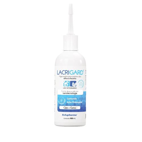 LACRIGARD HIGIENIZADOR CONTORNOS DOS OLHOS FOCINHOS 100ML CÃES E GATOS LACRIGARD HIGIENIZADOR CONTORNOS DOS OLHOS FOCINHOS 100ML CÃES E GATOS
