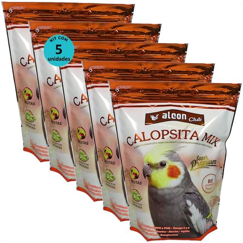 ALCON CLUB CALOPSITA MIX 550G KIT COM 5